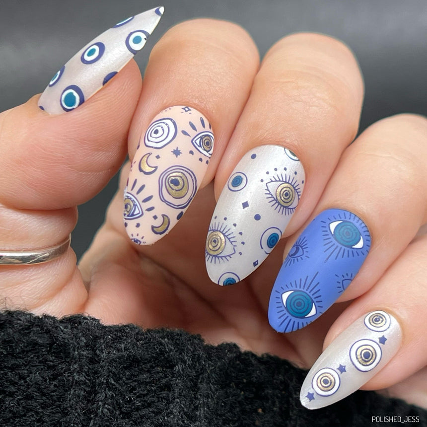 Evil Eye (M480) - Nail Stamping Plate