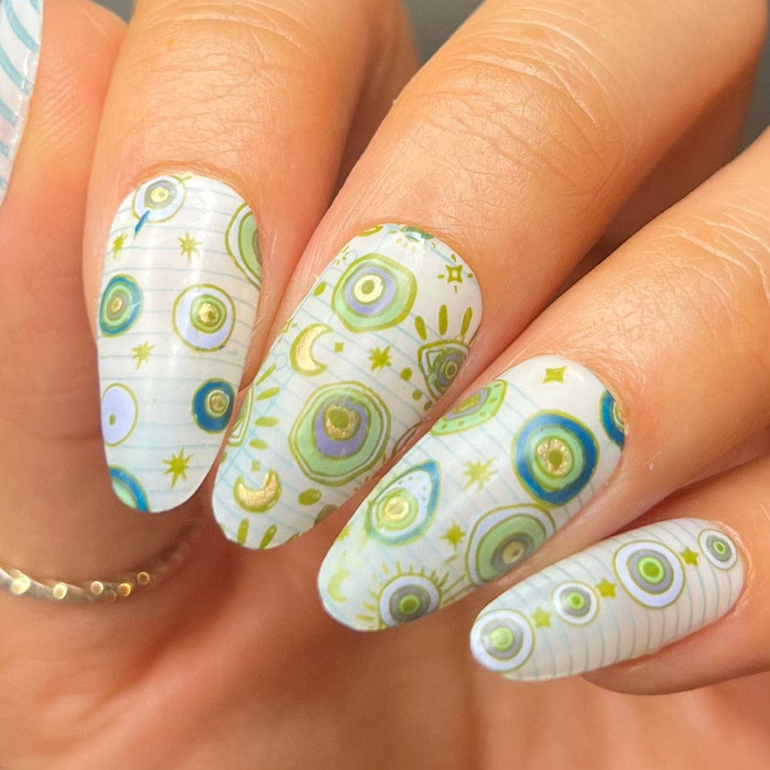 Evil Eye (M480) - Nail Stamping Plate