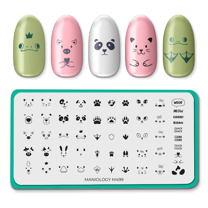 Face Off (M499) - Nail Stamping Plate