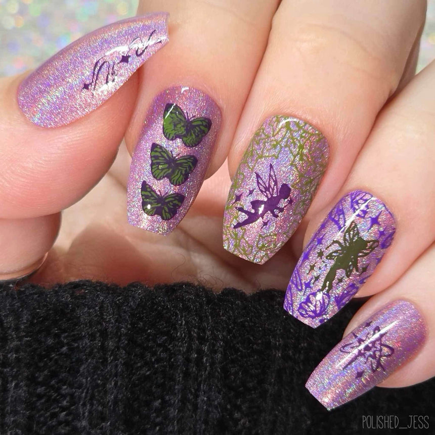 Fairy Circle (M574) - Nail Stamping Plate