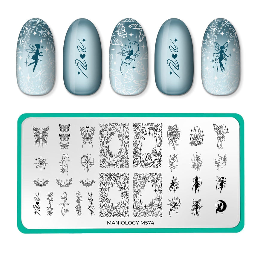 Fairy Circle (M574) - Nail Stamping Plate