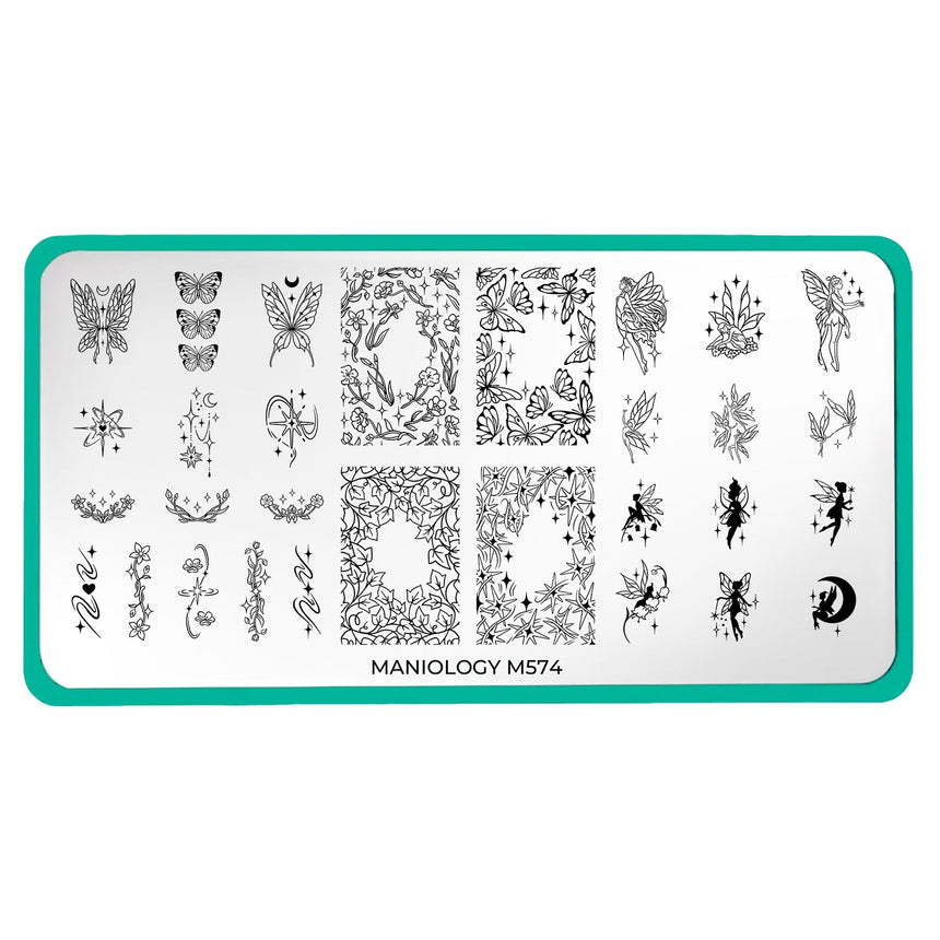 Fairy Circle (M574) - Nail Stamping Plate