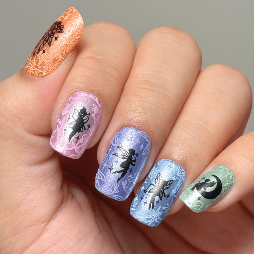 Fairy Circle (M574) - Nail Stamping Plate