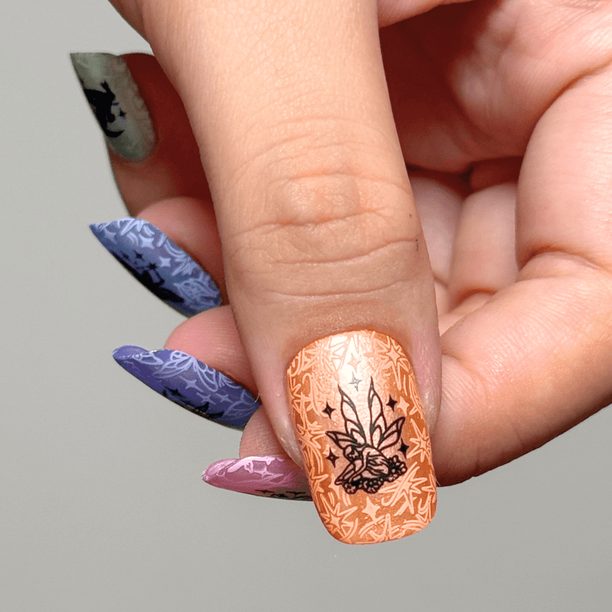 Fairy Circle (M574) - Nail Stamping Plate
