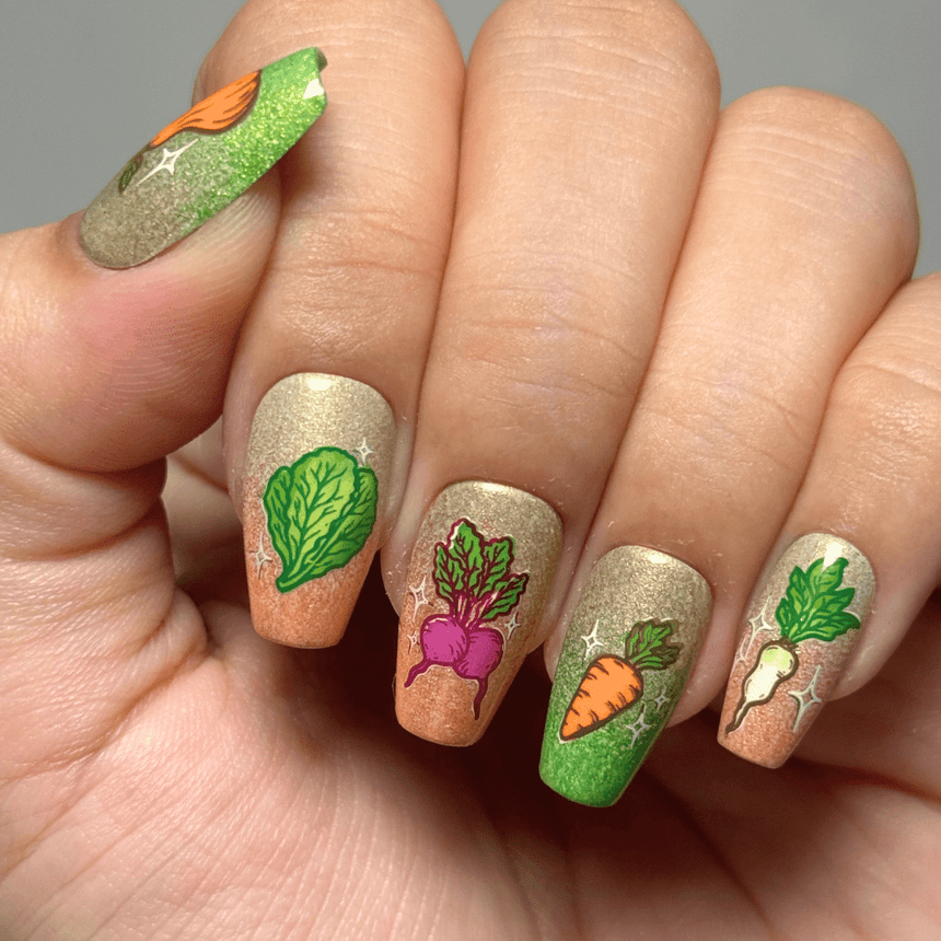 Fall Harvest (M634) - Nail Stamping Plate