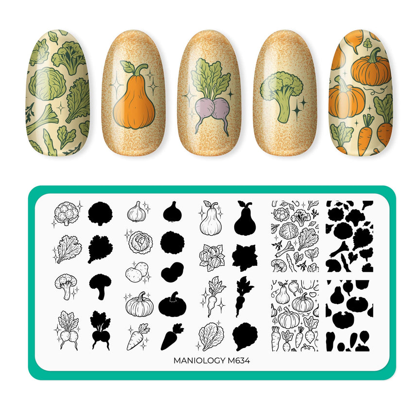 Fall Harvest (M634) - Nail Stamping Plate