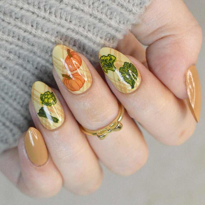 Fall Harvest (M634) - Nail Stamping Plate