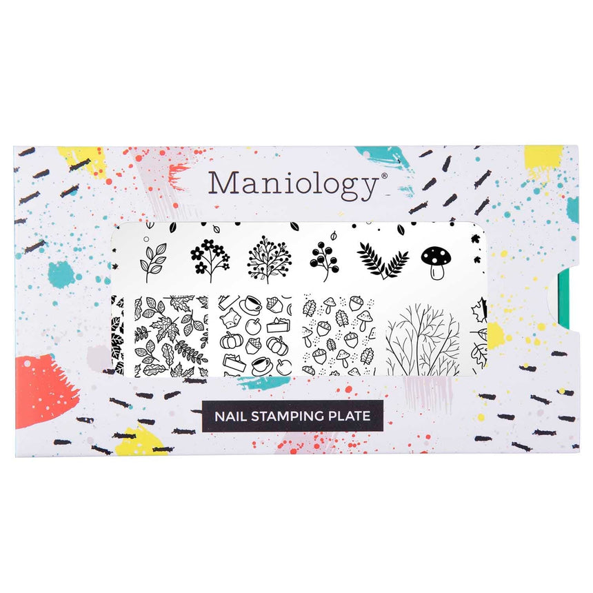 Falling Leaves (M424) - Nail Stamping Plate