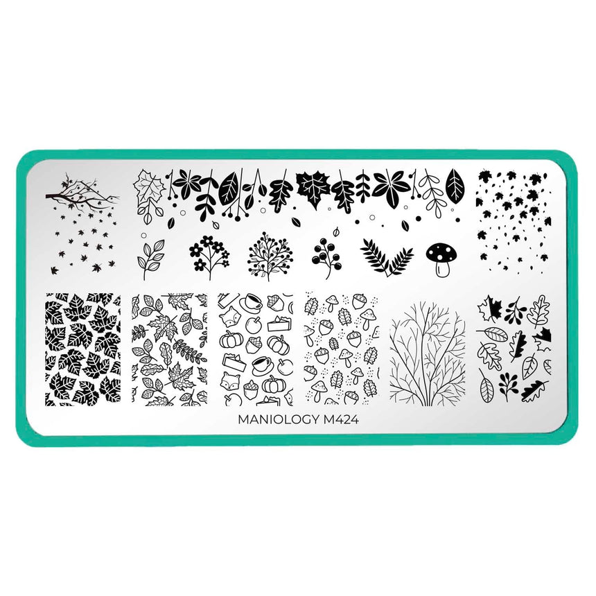 Falling Leaves (M424) - Nail Stamping Plate