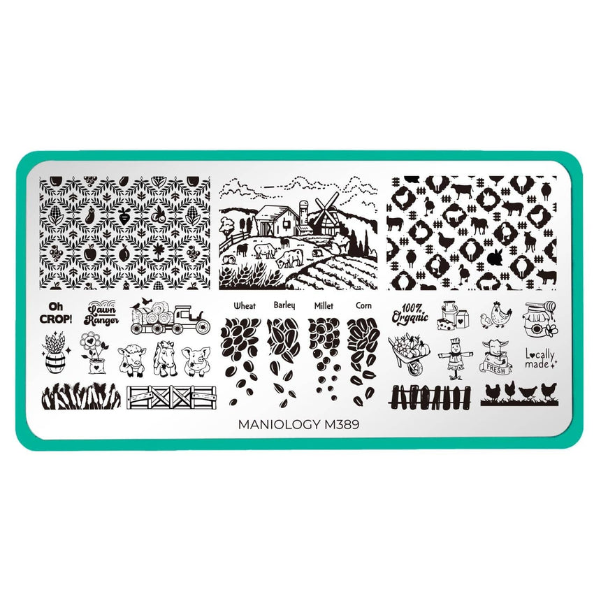 Farm-tastic (M389) - Nail Stamping Plate