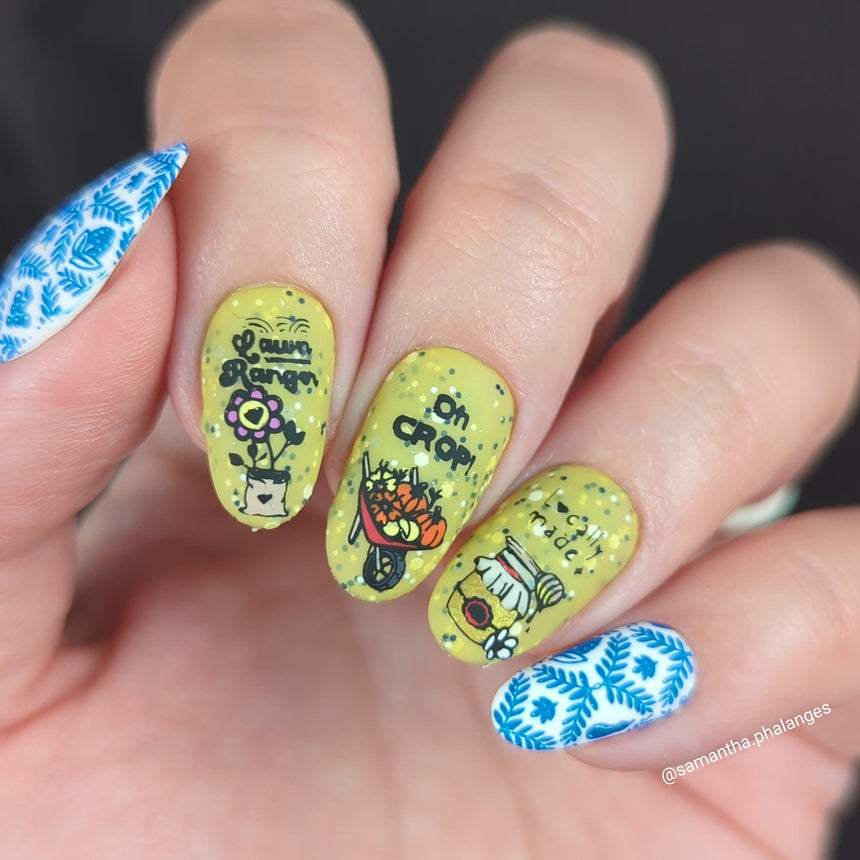 Farm-tastic (M389) - Nail Stamping Plate