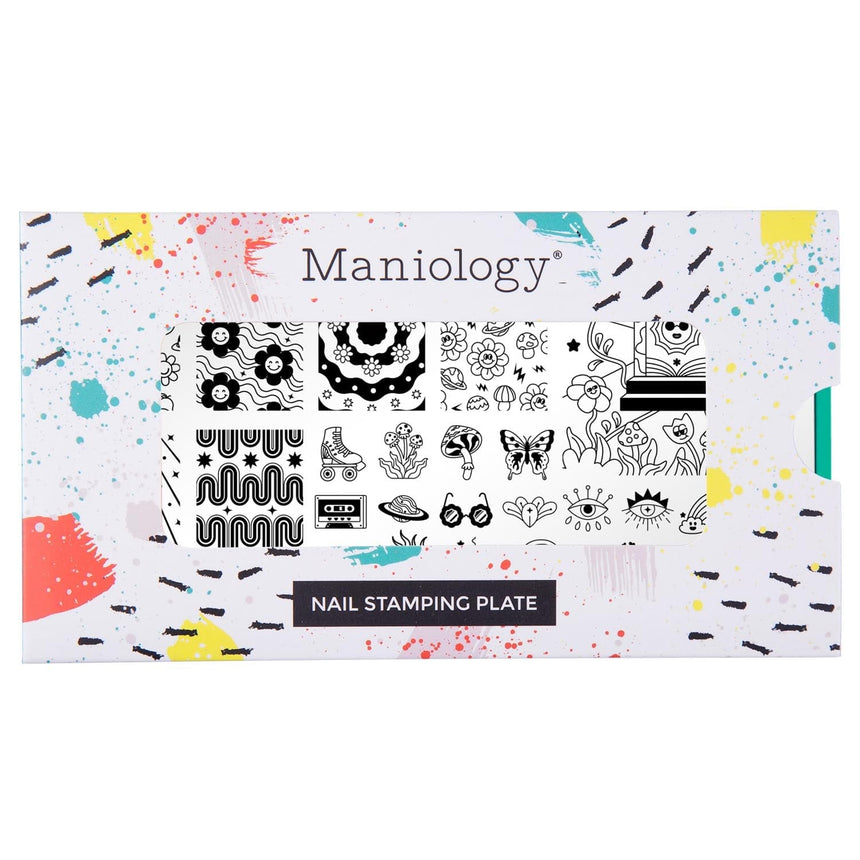 Feelin Groovy (M437) - Nail Stamping Plate