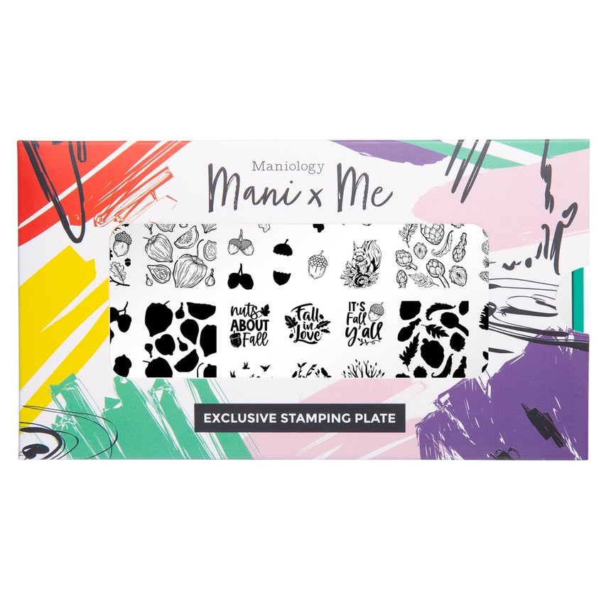 Figs & Acorns (M551) - Nail Stamping Plate