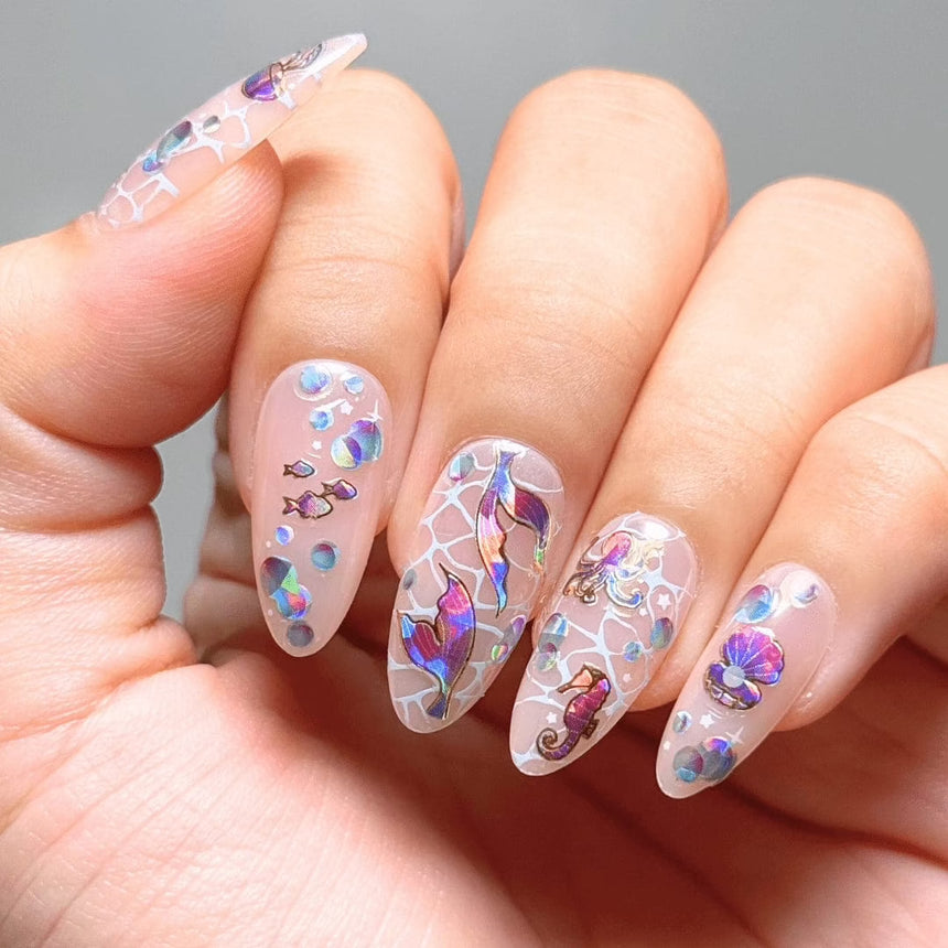 Fin & Friends (MS-107) - Nail Art Sticker
