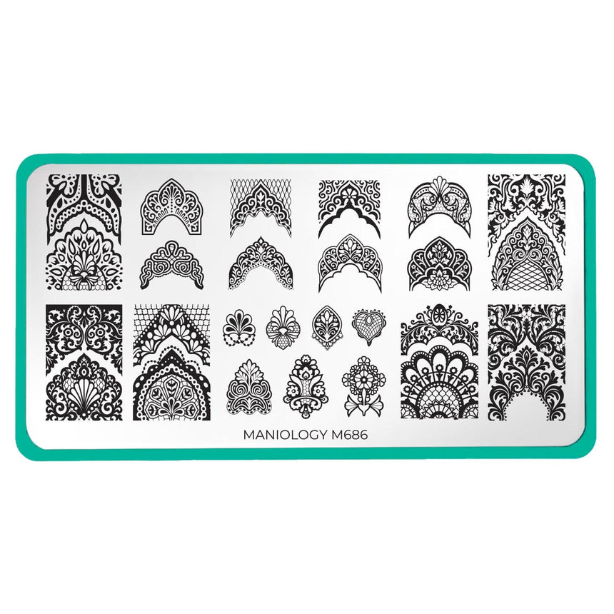 Fit for a Queen (M686) - Nail Stamping Plate