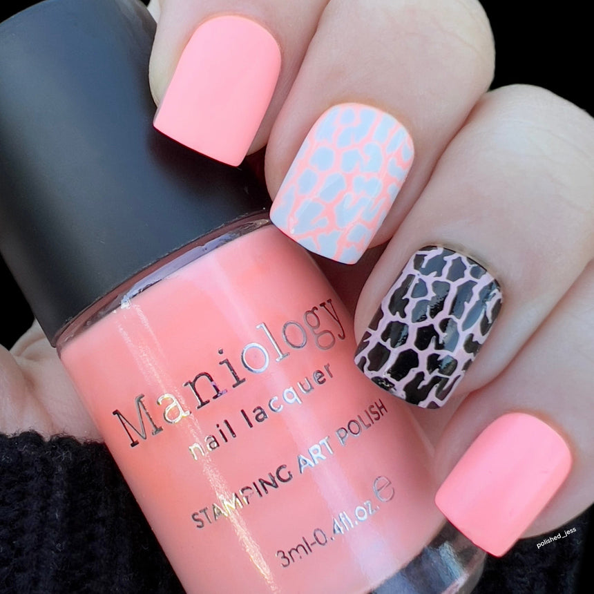 Flashdance (B284) - Pastel Salmon Stamping Polish