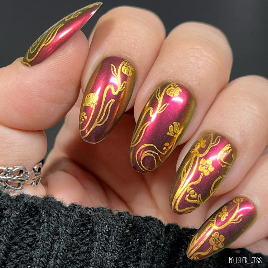 Fleur Nouveau (M470) - Nail Stamping Plate