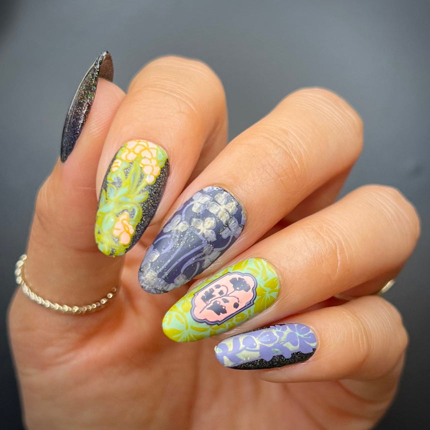 Fleur Nouveau (M470) - Nail Stamping Plate