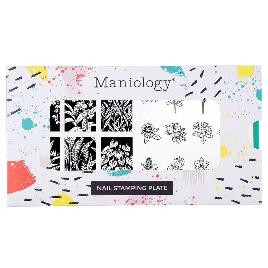 Flora Exotica (M707) - Nail Stamping Plate