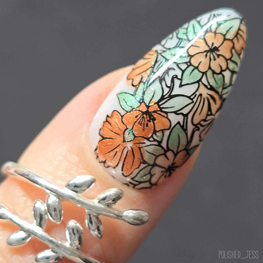 Floral Fantasy (M568) - Nail Stamping Plate