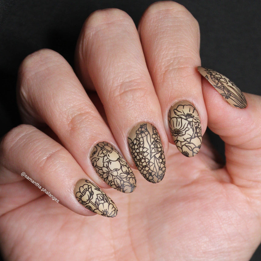 Floral Fantasy (M568) - Nail Stamping Plate