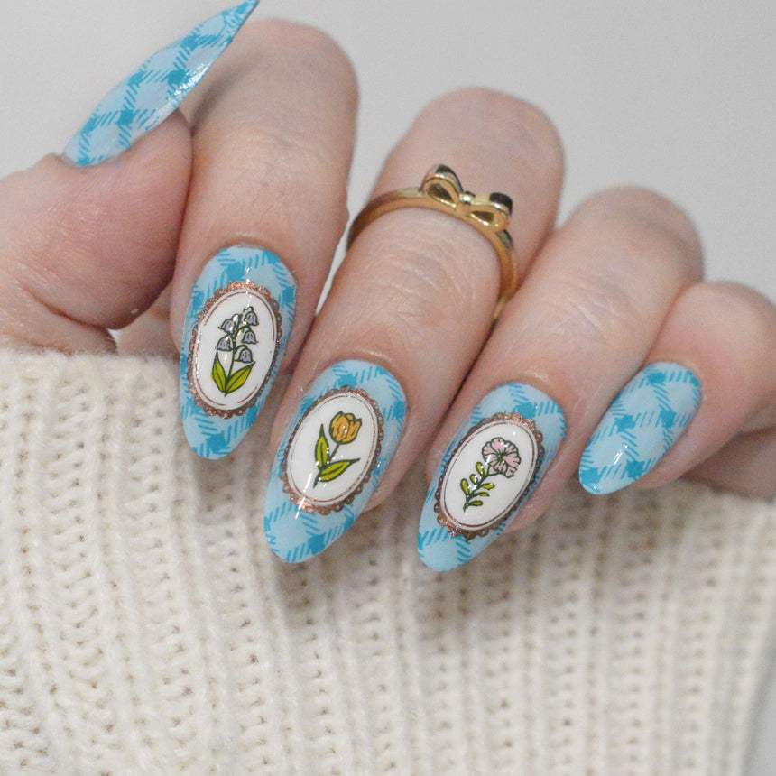 Floral Moments (M652) - Nail Stamping Plate