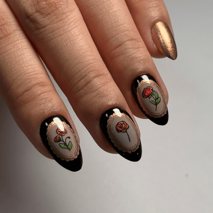 Floral Moments (M652) - Nail Stamping Plate