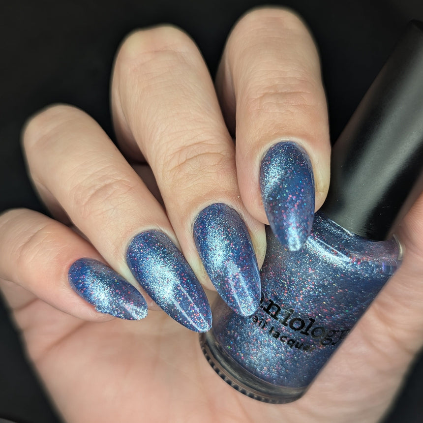 Flower Basket: Morning Glory (P193) - Periwinkle Magnetic Nail Polish