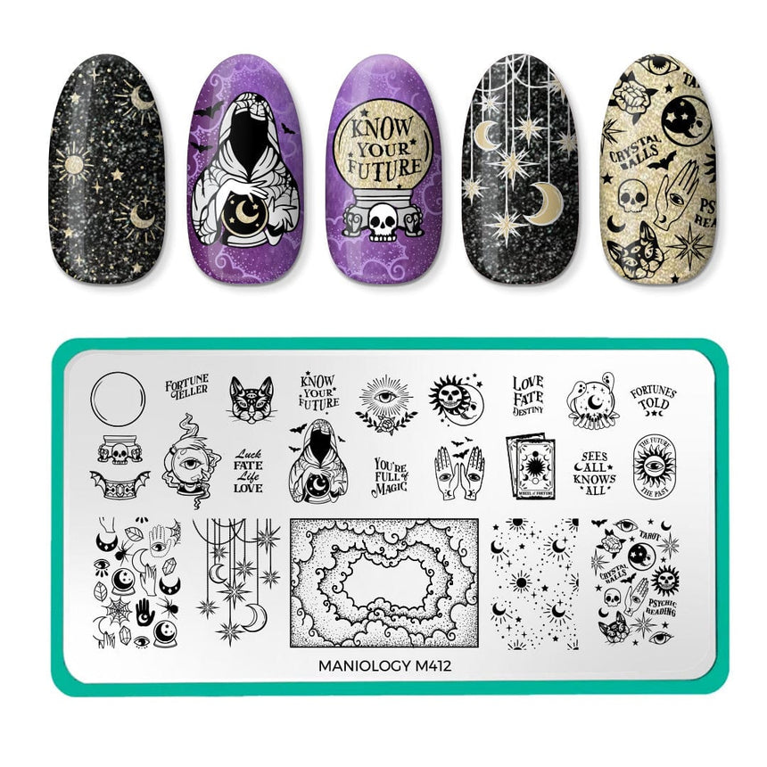 Fortune Teller (M412) - Nail Stamping Plate