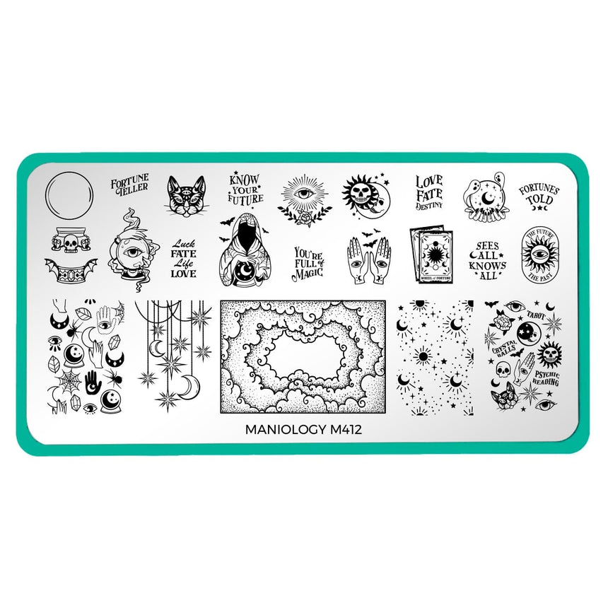 Fortune Teller (M412) - Nail Stamping Plate