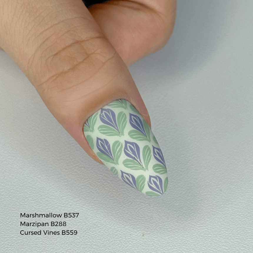 Groovy Shapes (M661) - Nail Stamping Plate