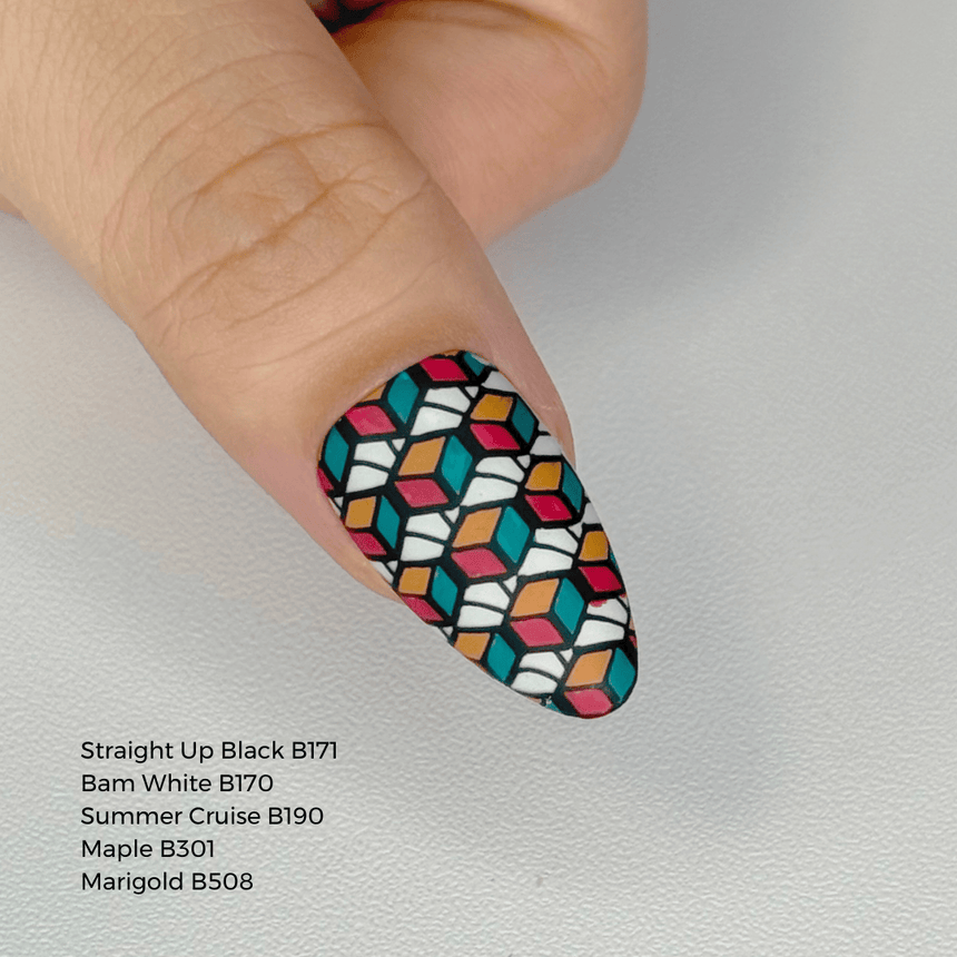 Shape Up (M662) - Nail Stamping Plate