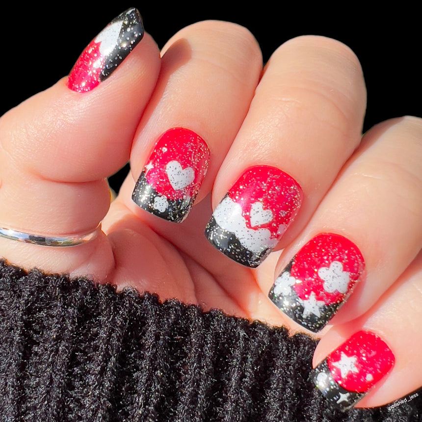 French Cloudscape (M403) - Nail Stamping Plate