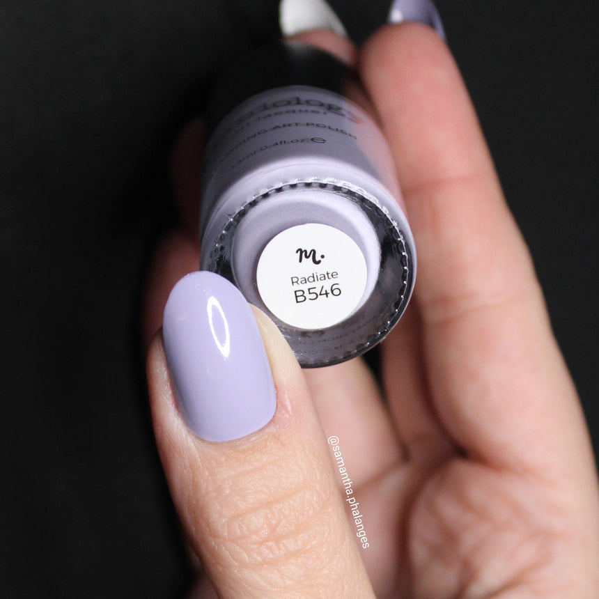 Fresh Start: Radiate (B546) - Purple Cream Stamping Polish