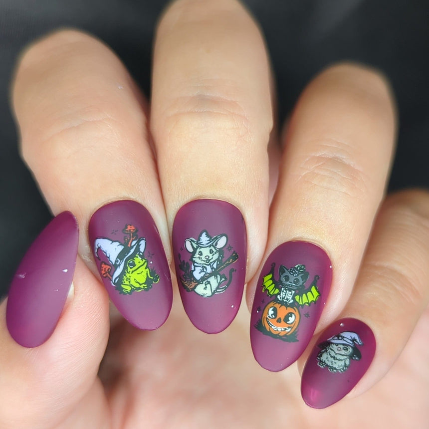 Friendly Familiars (M617) - Nail Stamping Plate