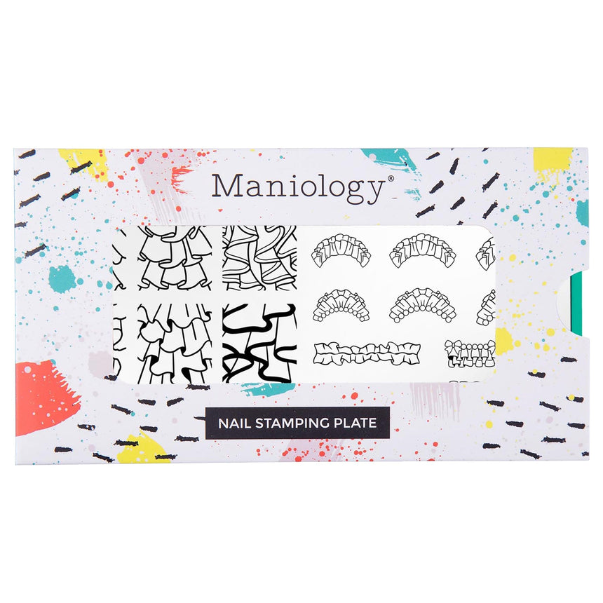 Frills and Thrills (M589) - Nail Stamping Plate