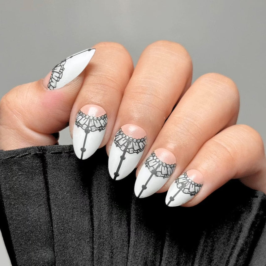 Frills and Thrills (M589) - Nail Stamping Plate