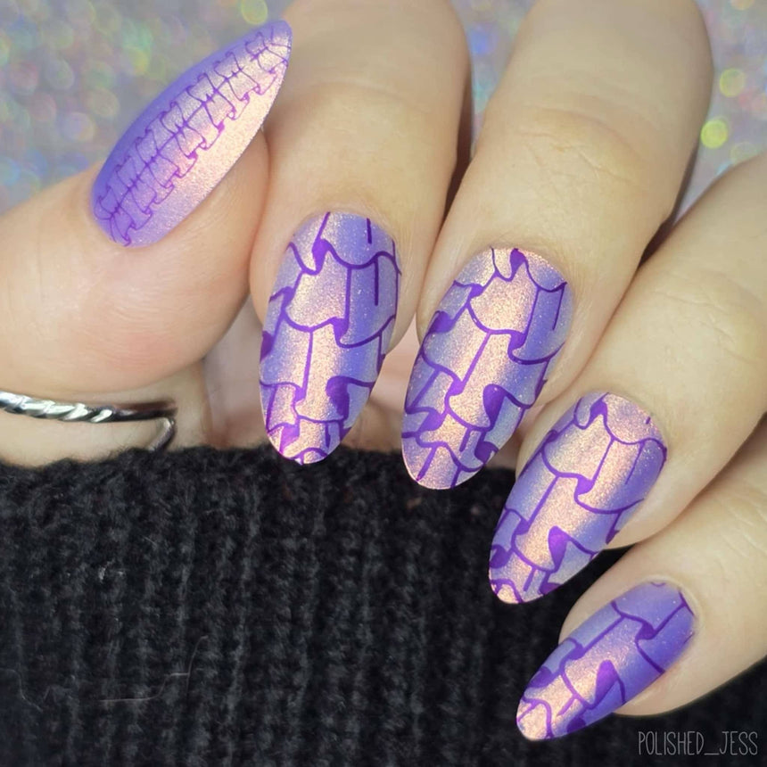 Frills and Thrills (M589) - Nail Stamping Plate