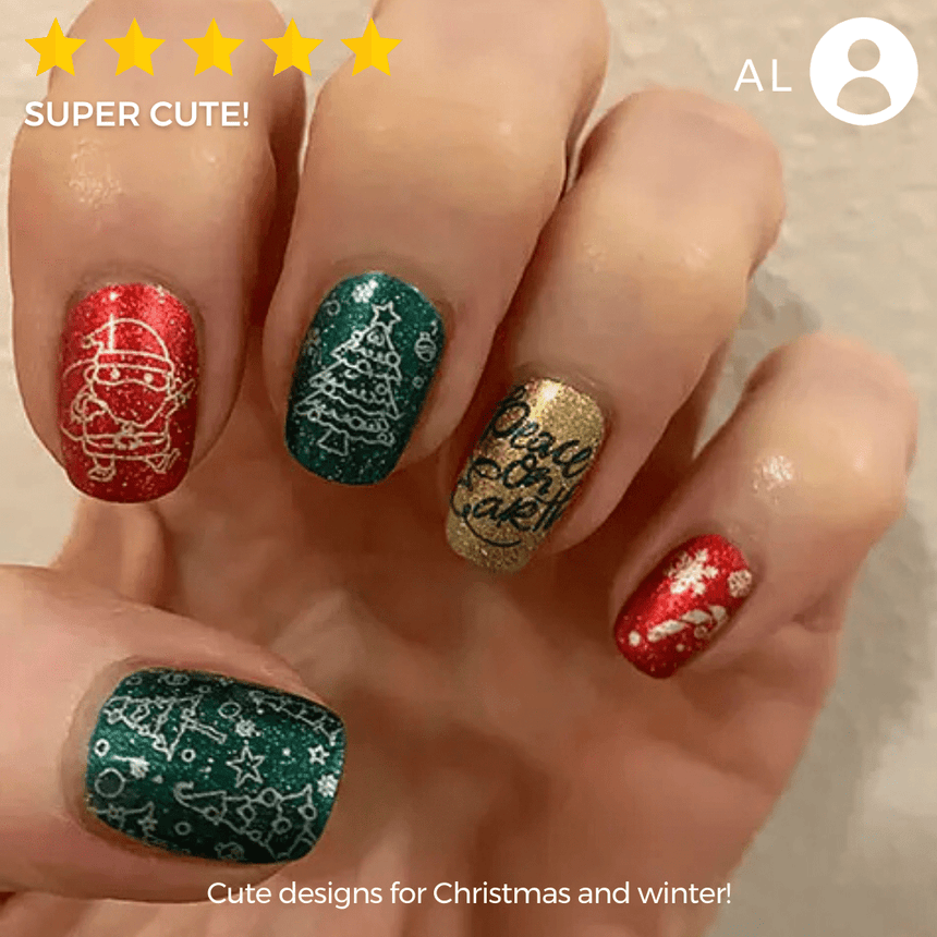 Frosty Friends (M524) - Nail Stamping Plate