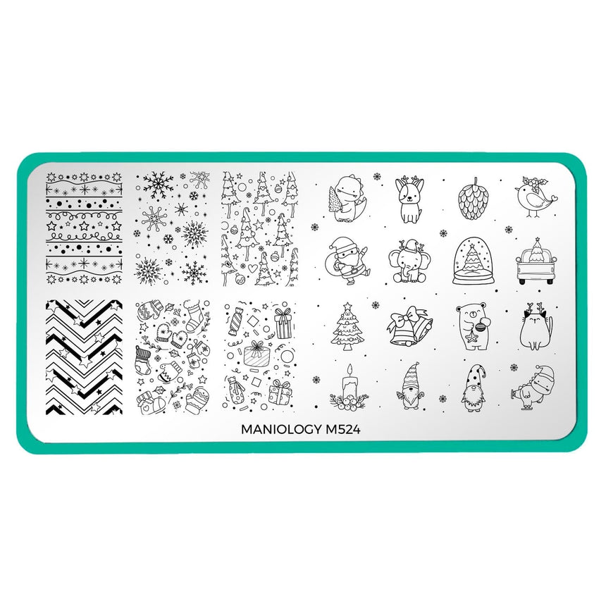 Frosty Friends (M524) - Nail Stamping Plate