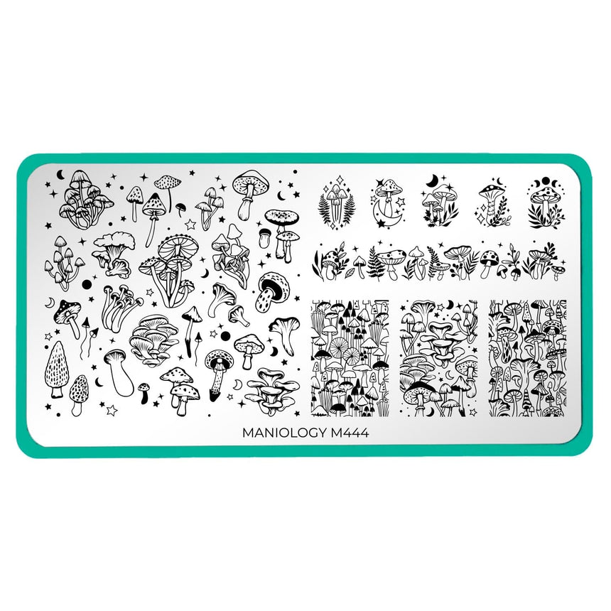 Fungi Forest (M444) - Nail Stamping Plate