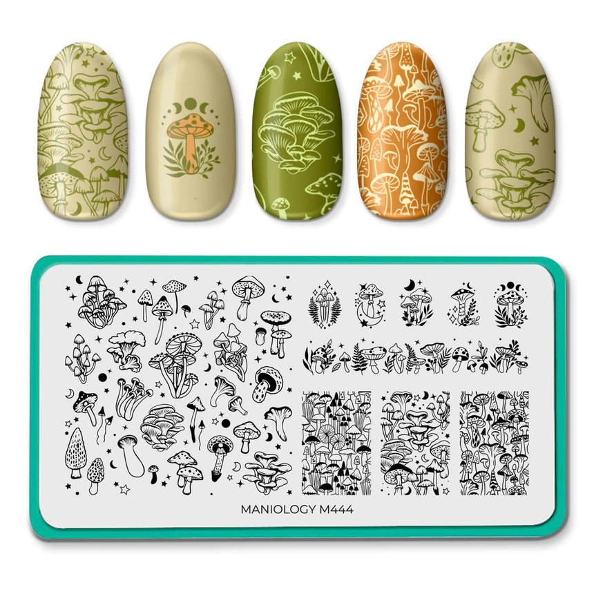 Fungi Forest (M444) - Nail Stamping Plate