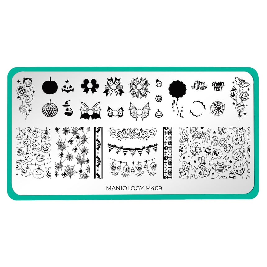 Funhouse (M409) - Nail Stamping Plate