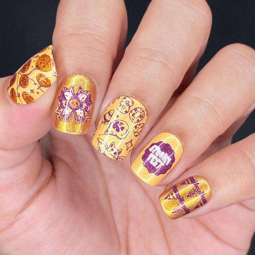 Funhouse (M409) - Nail Stamping Plate