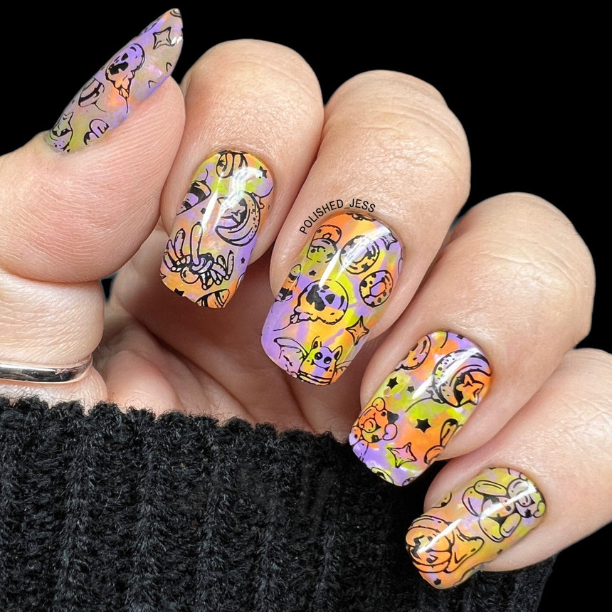 Funhouse (M409) - Nail Stamping Plate