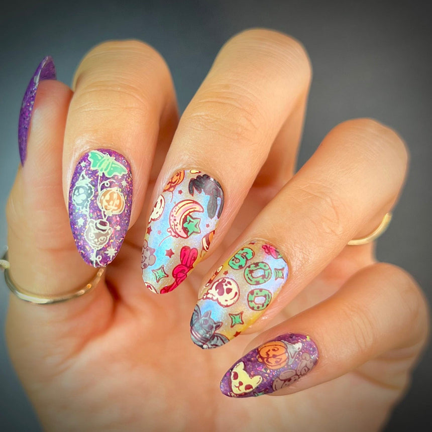 Funhouse (M409) - Nail Stamping Plate