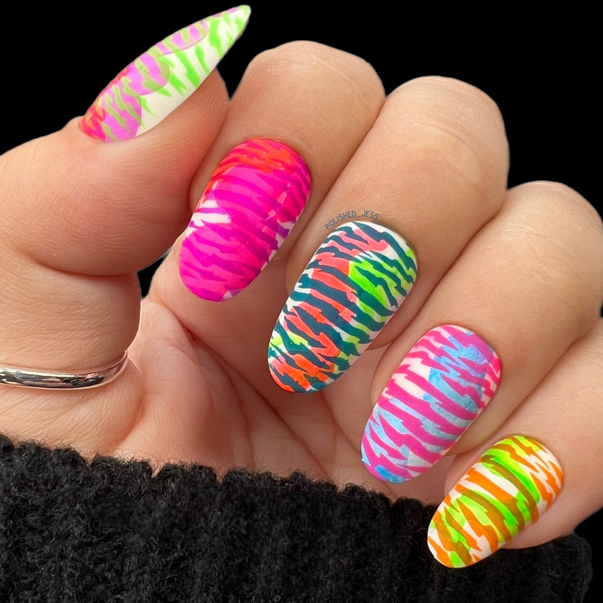 Fuzzy & Ferocious: Cat People/Feline Lover (m144) - Nail Stamping Plate