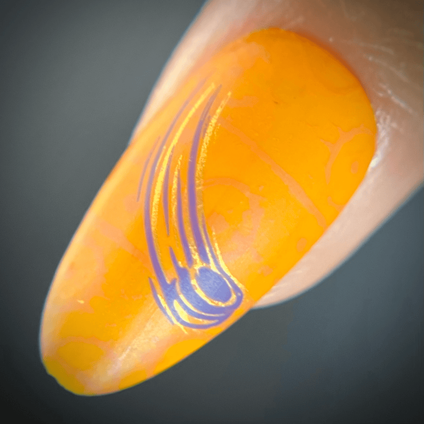 Game On: Puck It (M375) - Nail Stamping Plate