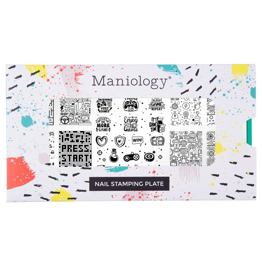 Game Over: Press Start (M430) - Nail Stamping Plate