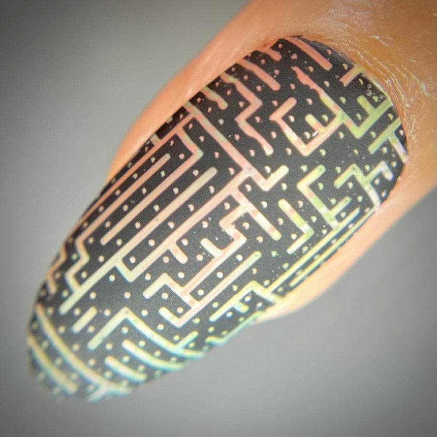 Game Over: Press Start (M430) - Nail Stamping Plate